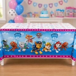 Paw Patrol Pink Plastic Table Cover 54